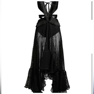 LIKE NEW PatBo cutout maxi dress in black (worn once)